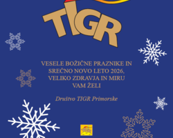 Voščilo Društva TIGR Primorske 