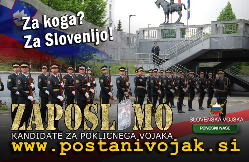 VAS ZANIMA POKLICNO DELO V SLOVENSKI VOJSKI?