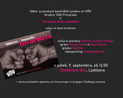 Predstava Bidovec-Tomažič Tovarištvo 