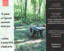 19. pohod po Tigrovski spominski krožni poti