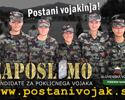 VAS ZANIMA POKLICNO DELO V SLOVENSKI VOJSKI?