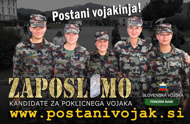 VAS ZANIMA POKLICNO DELO V SLOVENSKI VOJSKI?