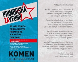 PRIMORSKA ZAVEDNO - KOMEN, 15. SEPTEMBER 2018