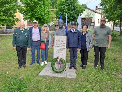 Proslava ob obletnici smrti Danila Zelena v Senožečah 