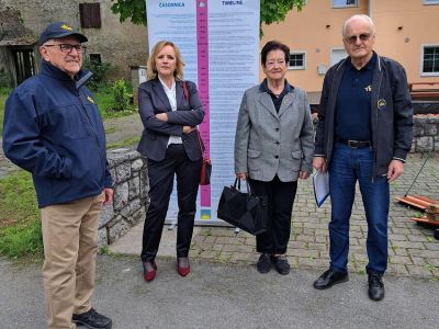 Proslava ob obletnici smrti Danila Zelena v Senožečah 