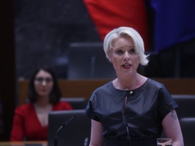 Prapor Društva TIGR Primorske ponovno na proslavi ob Dnevu državnosti
