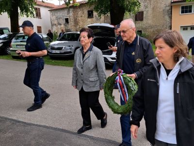 Proslava ob obletnici smrti Danila Zelena v Senožečah 