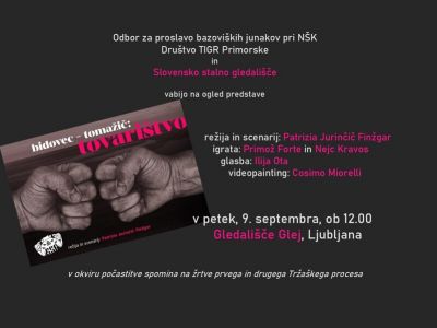 Predstava Bidovec-Tomažič Tovarištvo 