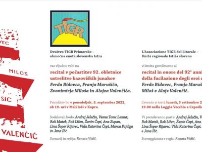 Tiskovna konferenca o programu Bazovice 2022