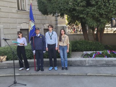 Slovesnosti v spomin na bazoviške junake v Ljubljani in v Kranju