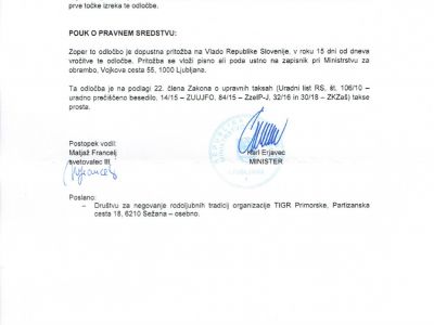 PRIDOBILI STATUS NEVLADNE ORGANIZACIJE, KI DELUJE V JAVNEM INTERESU
