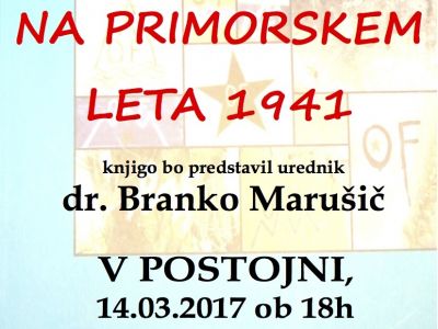 PREDSTAVITEV KNJIGE NA PRIMORSKEM LETA 1941