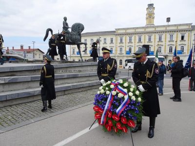 ČLANI DRUŠTVA TIGR PRIMORSKE NA PROSLAVI OB 145. OBLETNICI ROJSTVA GENERALA RUDOLFA MAISTRA IN 85. OBLETNICI NJEGOVE SMRTI