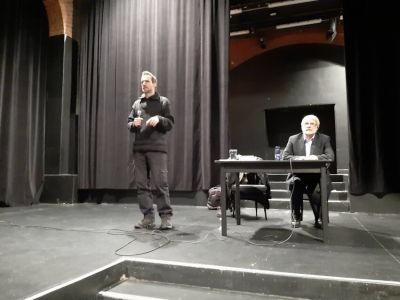 DUŠKO JELINČIČ IN ERIK VALENČIČ V MLADINSKEM GLEDALIŠČU