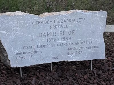 Postavitev plošče Damirju Feiglu 