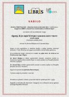 Vabilo na predstavitev knjige Ogenj, ki je zajel Evropo: Narodni dom v Trstu 1929-2020
