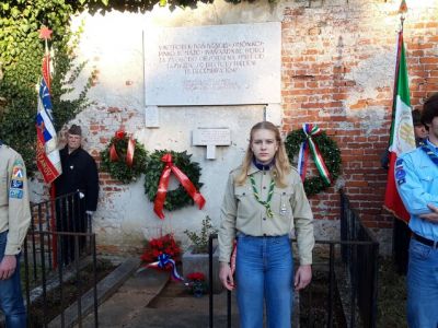 Slovesnost na strelišču pri Opčinah 18. 12. 2022