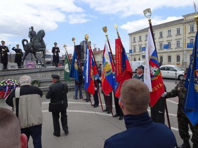 ČLANI DRUŠTVA TIGR PRIMORSKE NA PROSLAVI OB 145. OBLETNICI ROJSTVA GENERALA RUDOLFA MAISTRA IN 85. OBLETNICI NJEGOVE SMRTI
